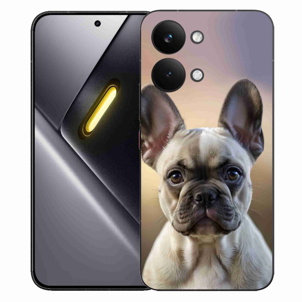 Gél borítás mmCase a Xiaomi Poco X8 Pro Max számára - aranyos francia bulldog