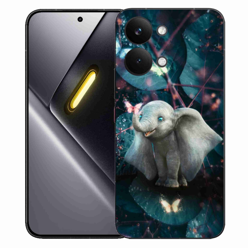 Gél borítás mmCase a Xiaomi Poco X8 Pro Max számára - aranyos elefánt