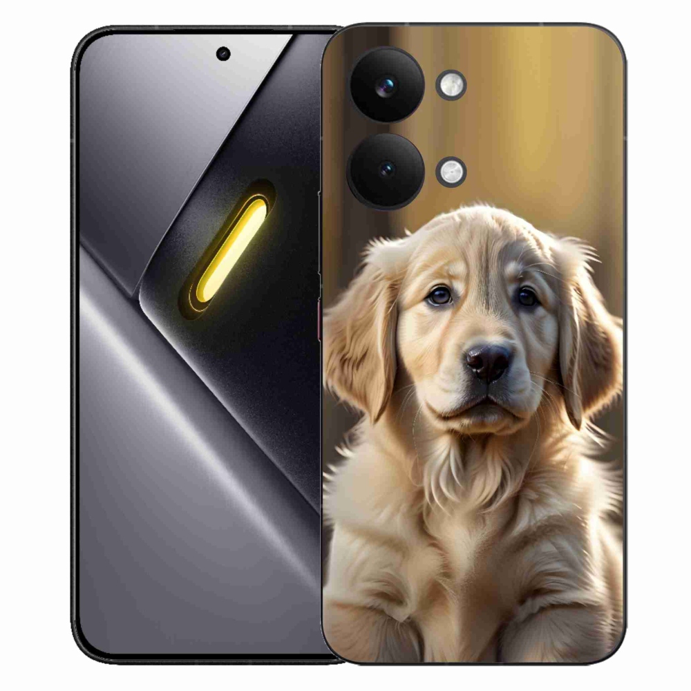 Gél borítás mmCase a Xiaomi Poco X8 Pro Max számára - aranyos arany retriever
