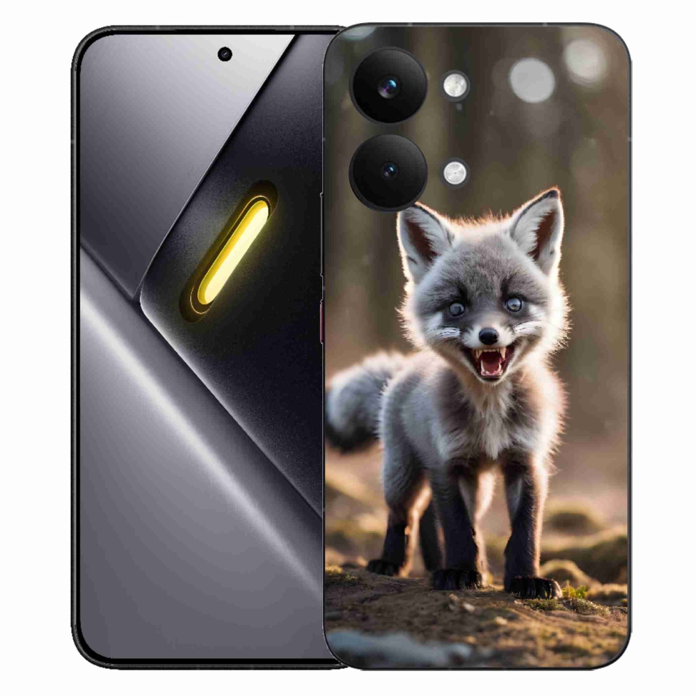 Gél borítás mmCase a Xiaomi Poco X8 Pro Max készülékhez - angry fox