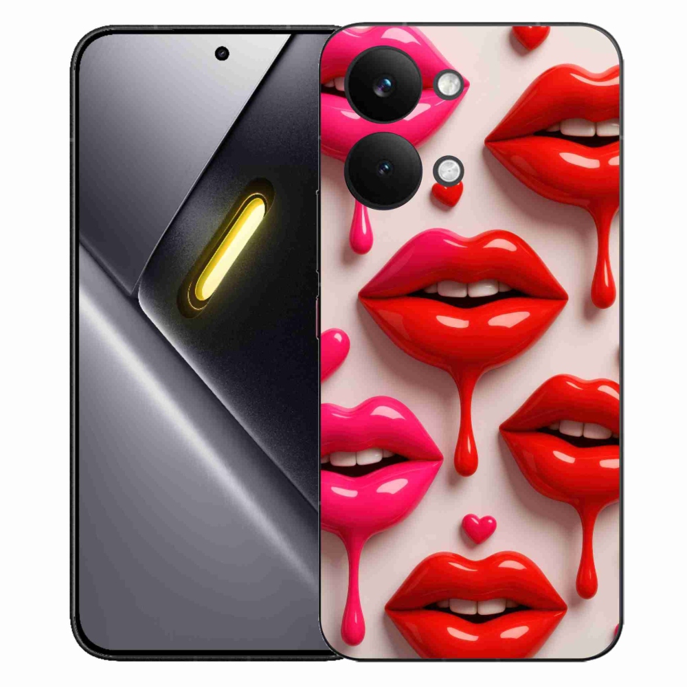 Gél borítás mmCase a Xiaomi Poco X8 Pro Max készülékhez - ajkak 2