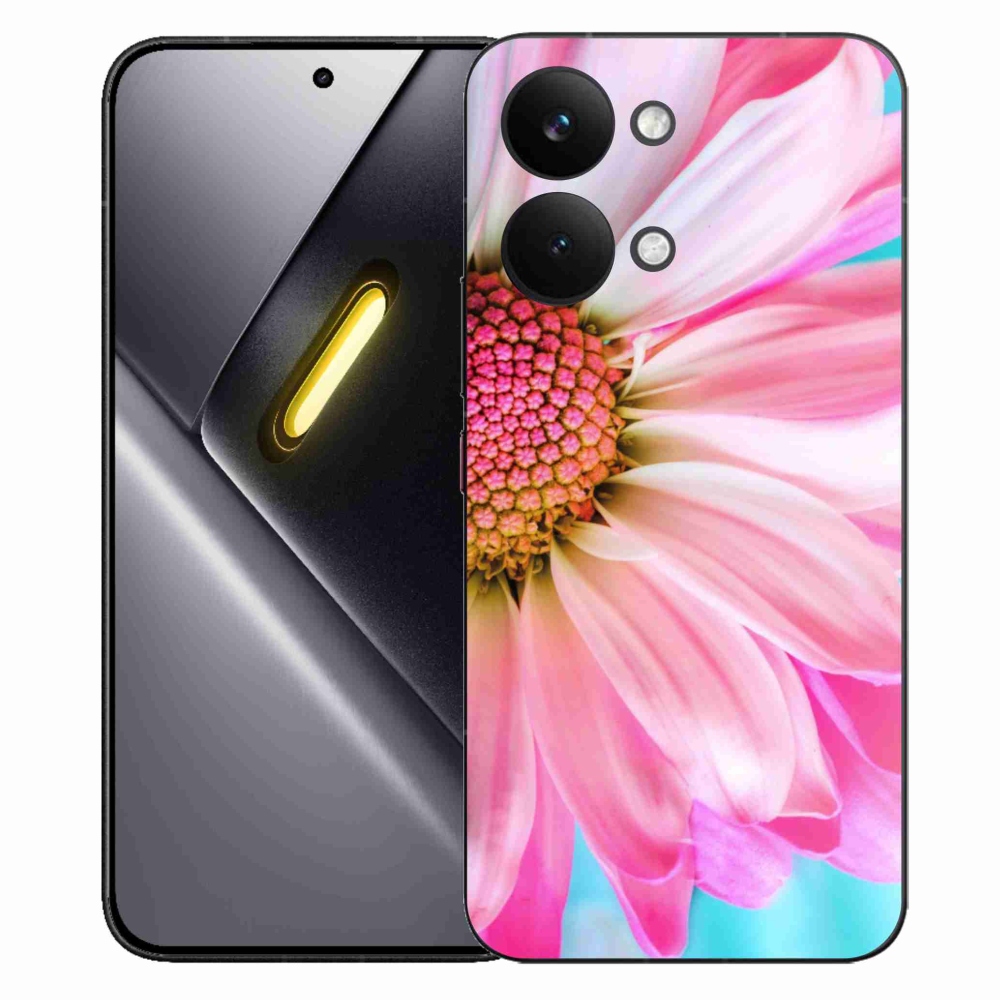 Gél borítás mmCase a Xiaomi Poco X8 Pro Max készülékhez - rózsaszín virág