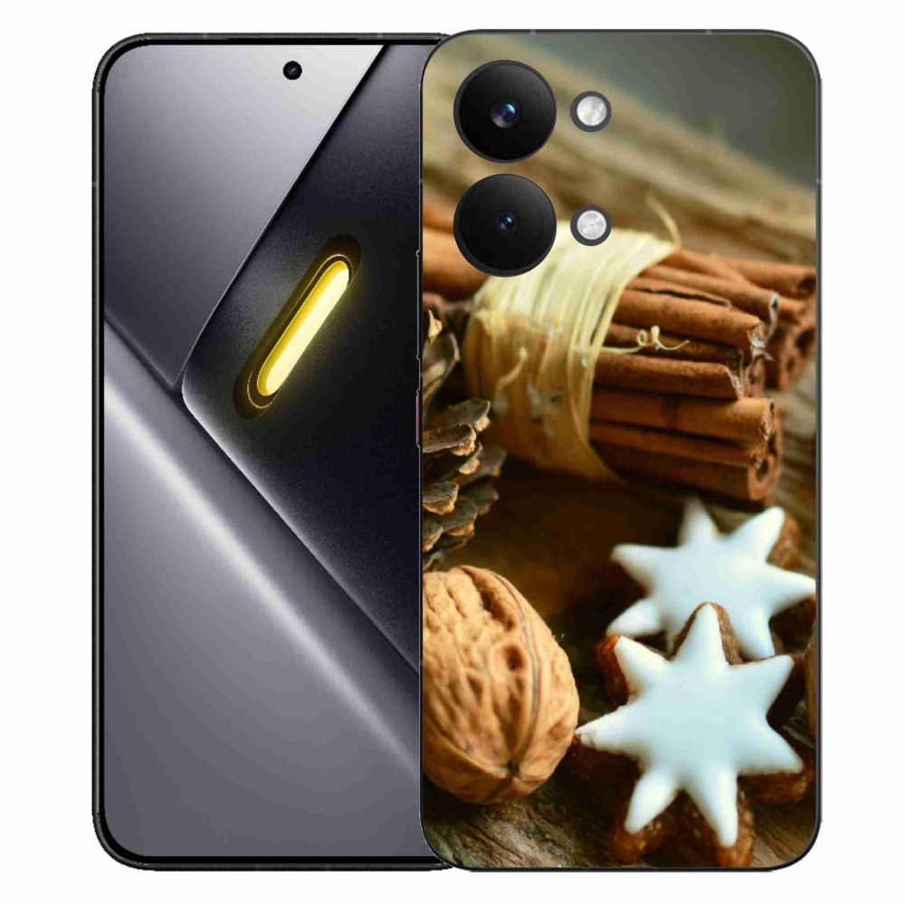 Gél borítás mmCase a Xiaomi Poco X8 Pro Max számára - fahéj és mézeskalács