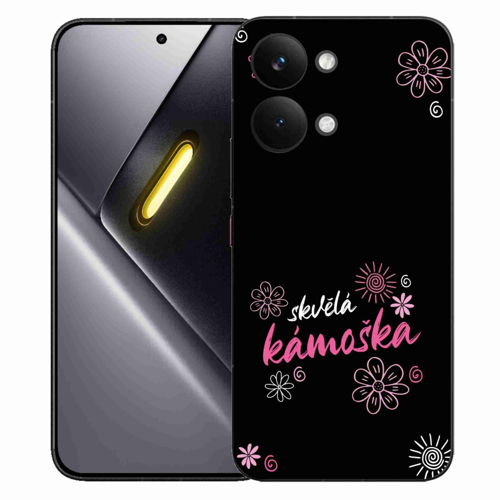 Gél borítás mmCase a Xiaomi Poco X8 Pro Max - nagyszerű haver fekete háttérrel