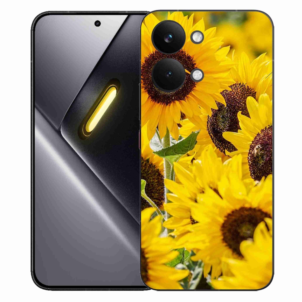 Gél borítás mmCase a Xiaomi Poco X8 Pro Max készülékhez - Napraforgó