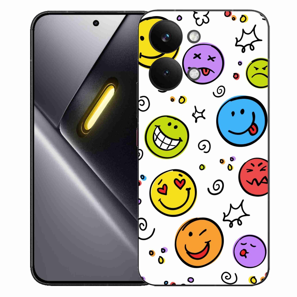 Gél borítás mmCase a Xiaomi Poco X8 Pro Max készülékhez - smiley-k