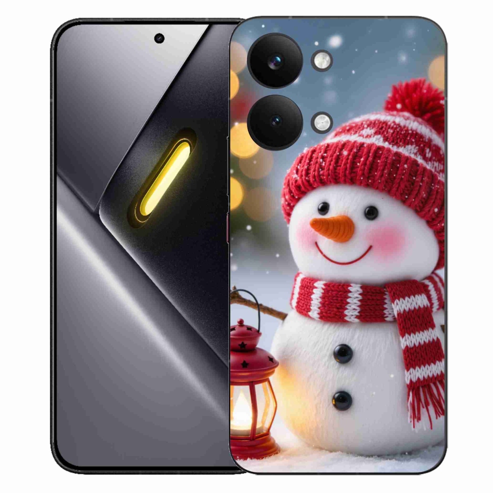 Gél borítás mmCase a Xiaomi Poco X8 Pro Max számára - hóember 2