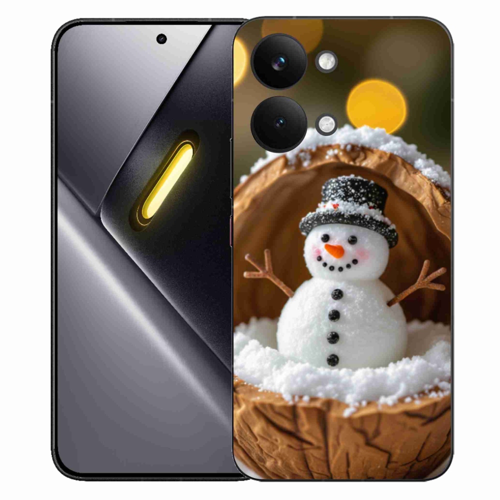 Gél borítás mmCase a Xiaomi Poco X8 Pro Max készülékhez - hóember 4