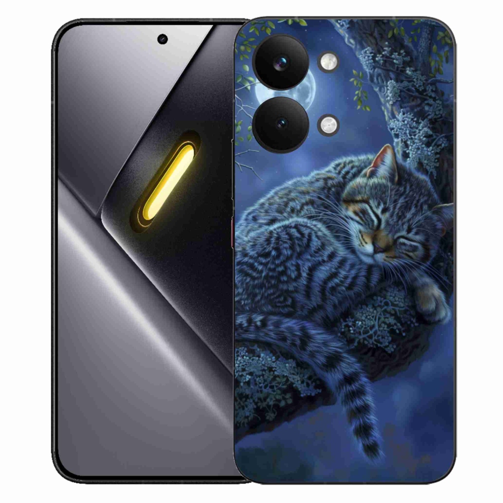 Gél borítás mmCase a Xiaomi Poco X8 Pro Max számára - alvó macska