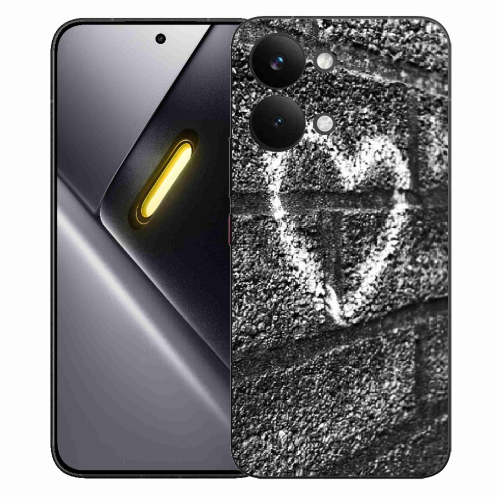 Gél borítás mmCase a Xiaomi Poco X8 Pro Max számára - szív a falon