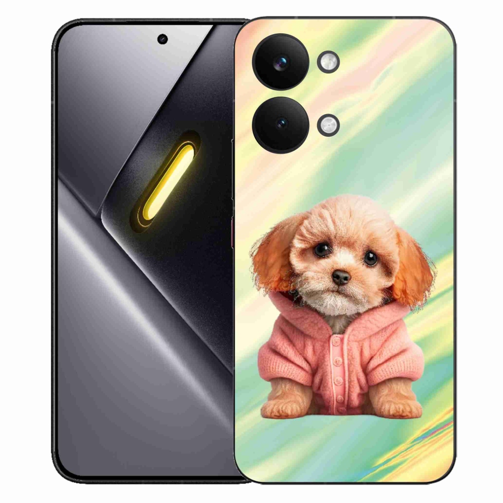 Gél borítás mmCase a Xiaomi Poco X8 Pro Max számára - pulóveres kiskutya