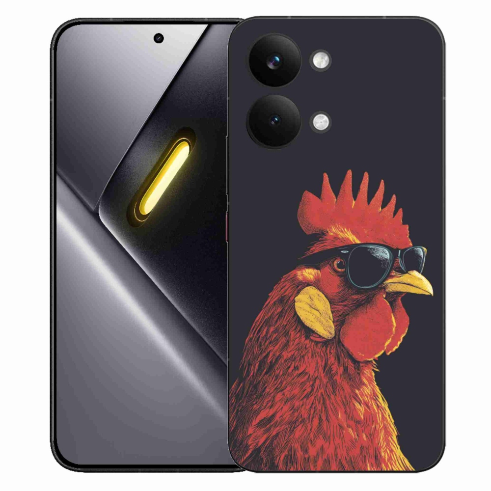 Gél borítás mmCase a Xiaomi Poco X8 Pro Max számára - stílusos kakas