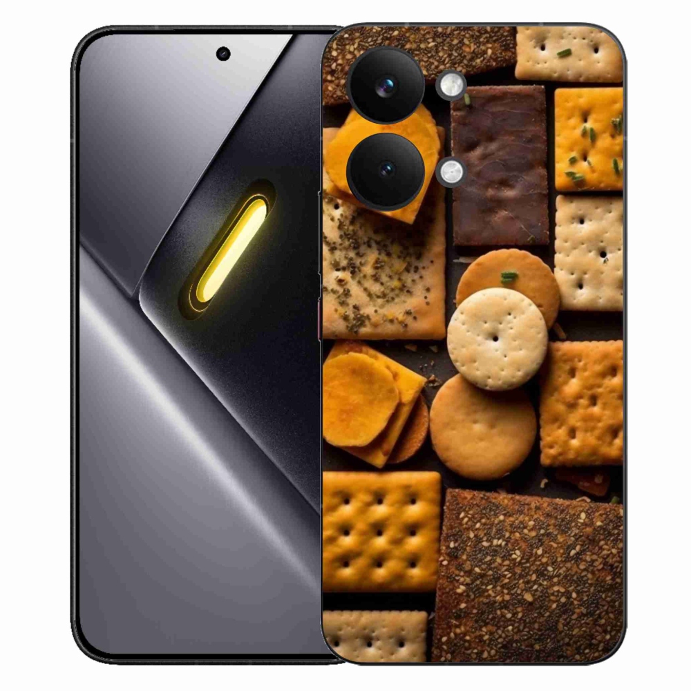 Gél borítás mmCase a Xiaomi Poco X8 Pro Max készülékhez - kekszek