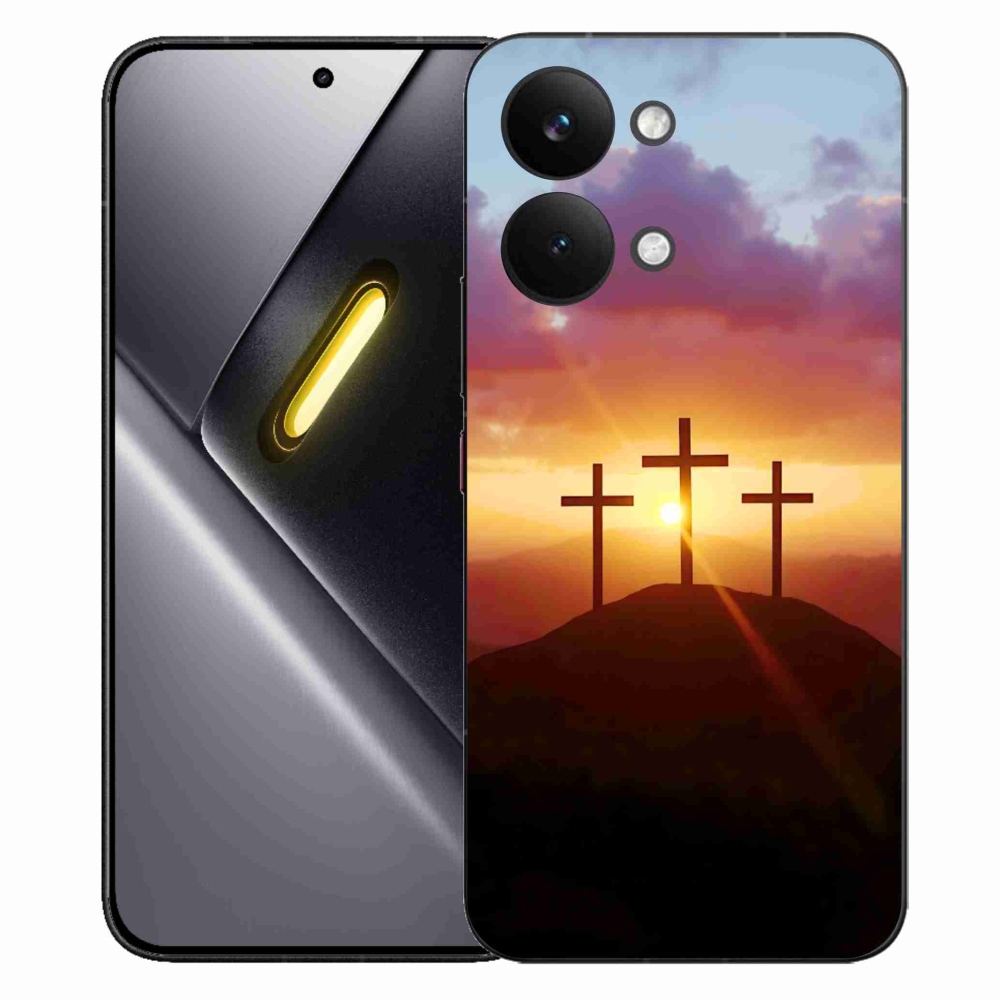 Gél borító mmCase a Xiaomi Poco X8 Pro Max számára - három kereszt