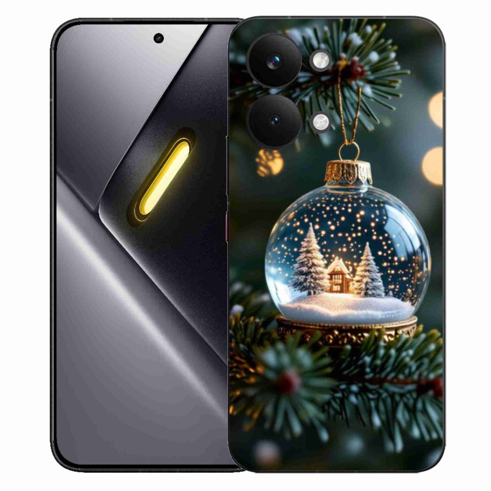 Gél borítás mmCase a Xiaomi Poco X8 Pro Max számára - Karácsonyi gömbök 2