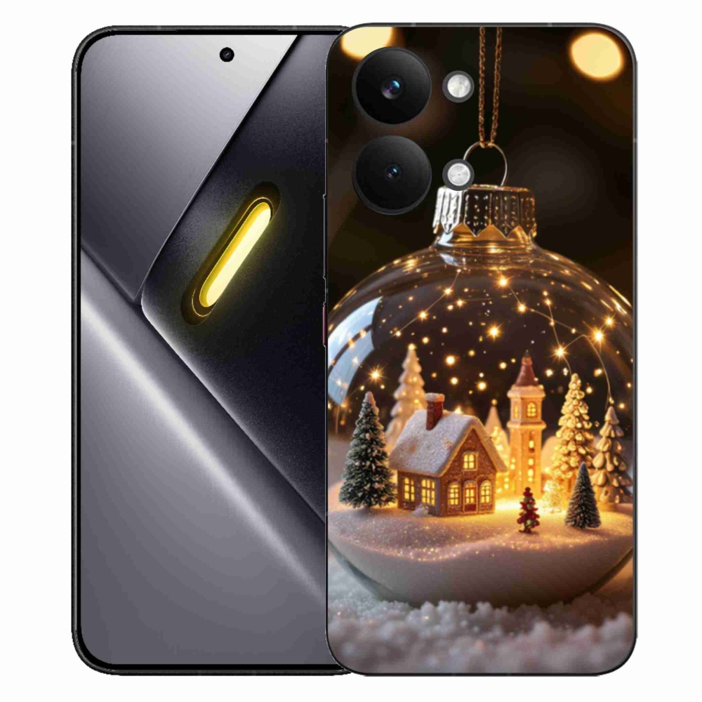 Gél borítás mmCase a Xiaomi Poco X8 Pro Max számára - Karácsonyi gömbök 3