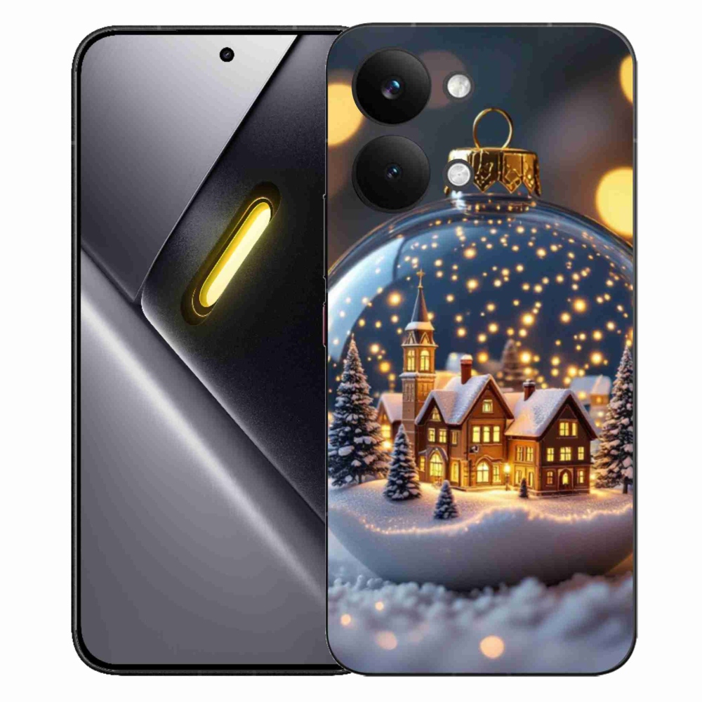 Gél borítás mmCase a Xiaomi Poco X8 Pro Max számára - Karácsonyi golyók 4