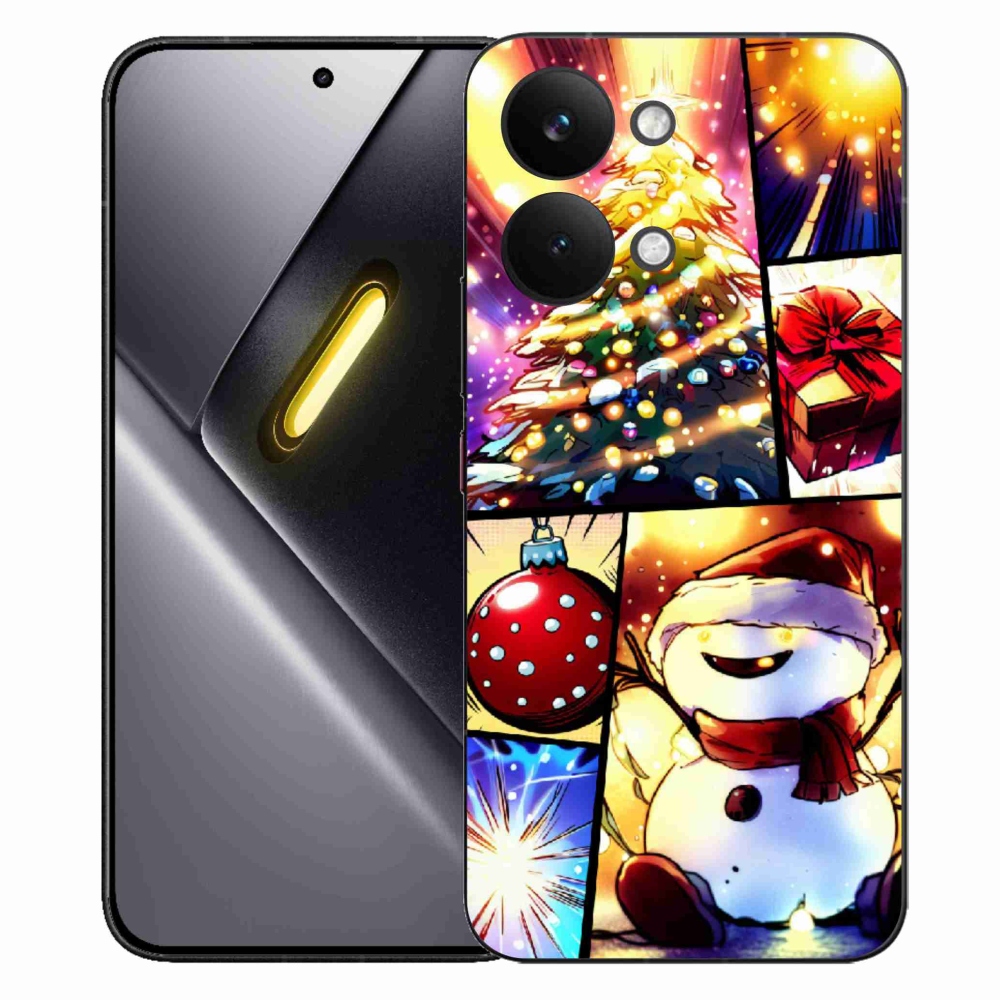 Gél borítás mmCase a Xiaomi Poco X8 Pro Max készülékhez - Karácsonyi motívumok 1