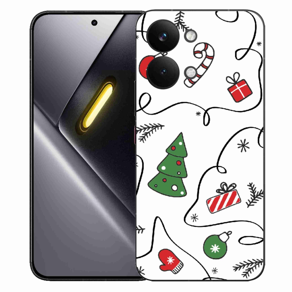 Gél borítás mmCase a Xiaomi Poco X8 Pro Max készülékhez - karácsonyi motívumok