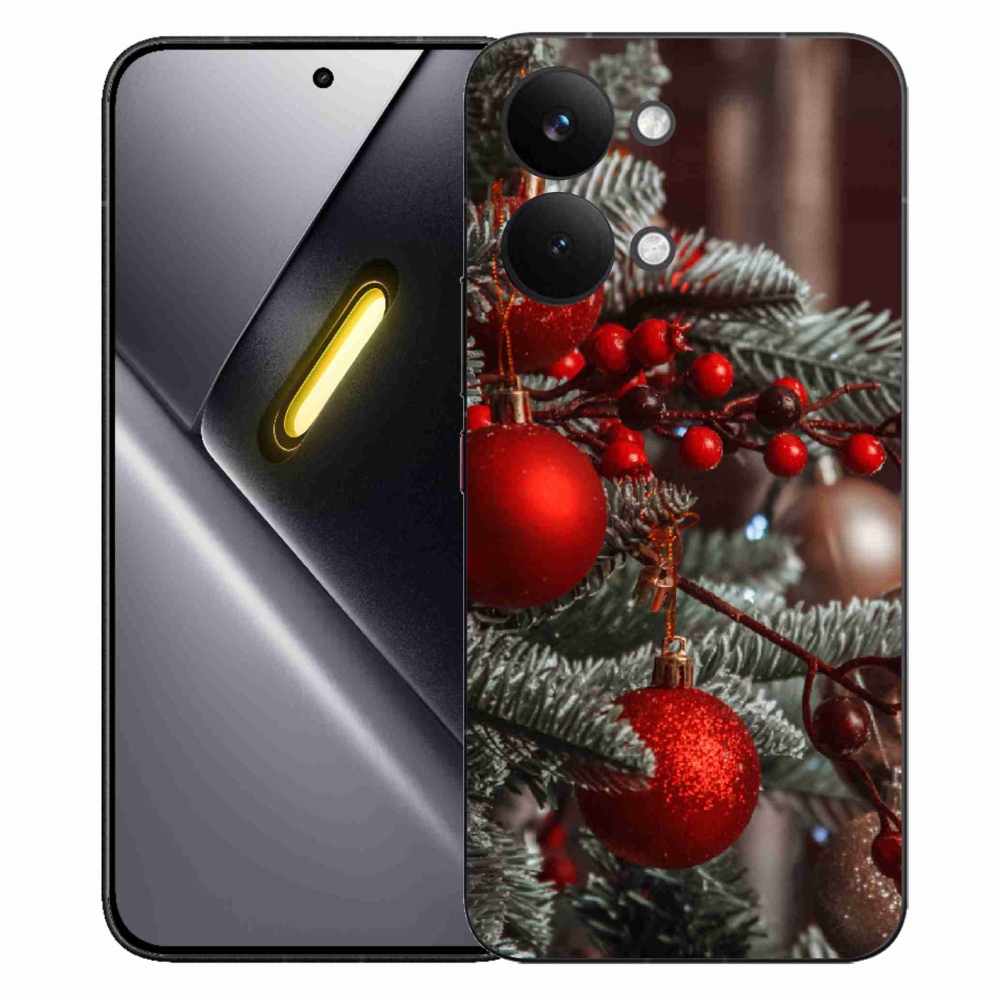 Gél borítás mmCase a Xiaomi Poco X8 Pro Max számára - karácsonyi dekorációk 2