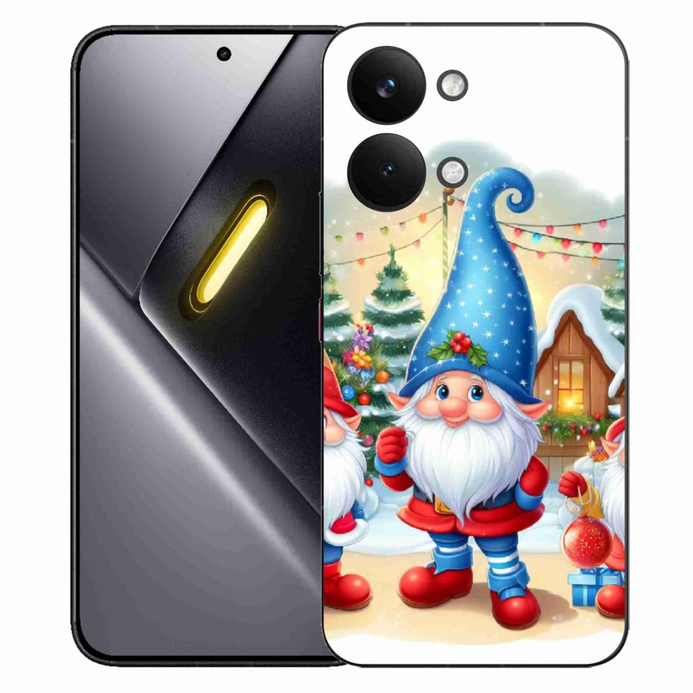 Gél borítás mmCase a Xiaomi Poco X8 Pro Max számára - Karácsonyi manók