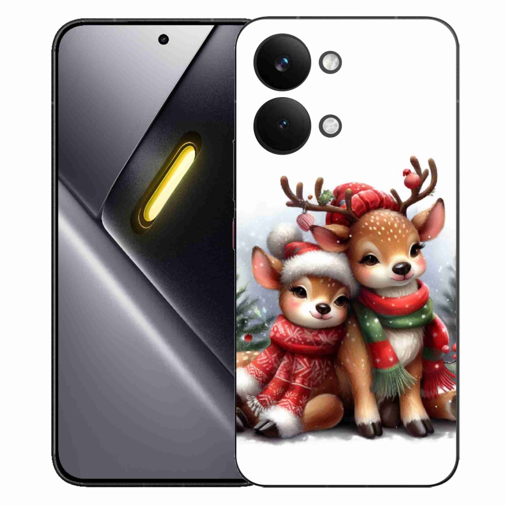 Gél borítás mmCase a Xiaomi Poco X8 Pro Max számára - karácsonyi rénszarvas