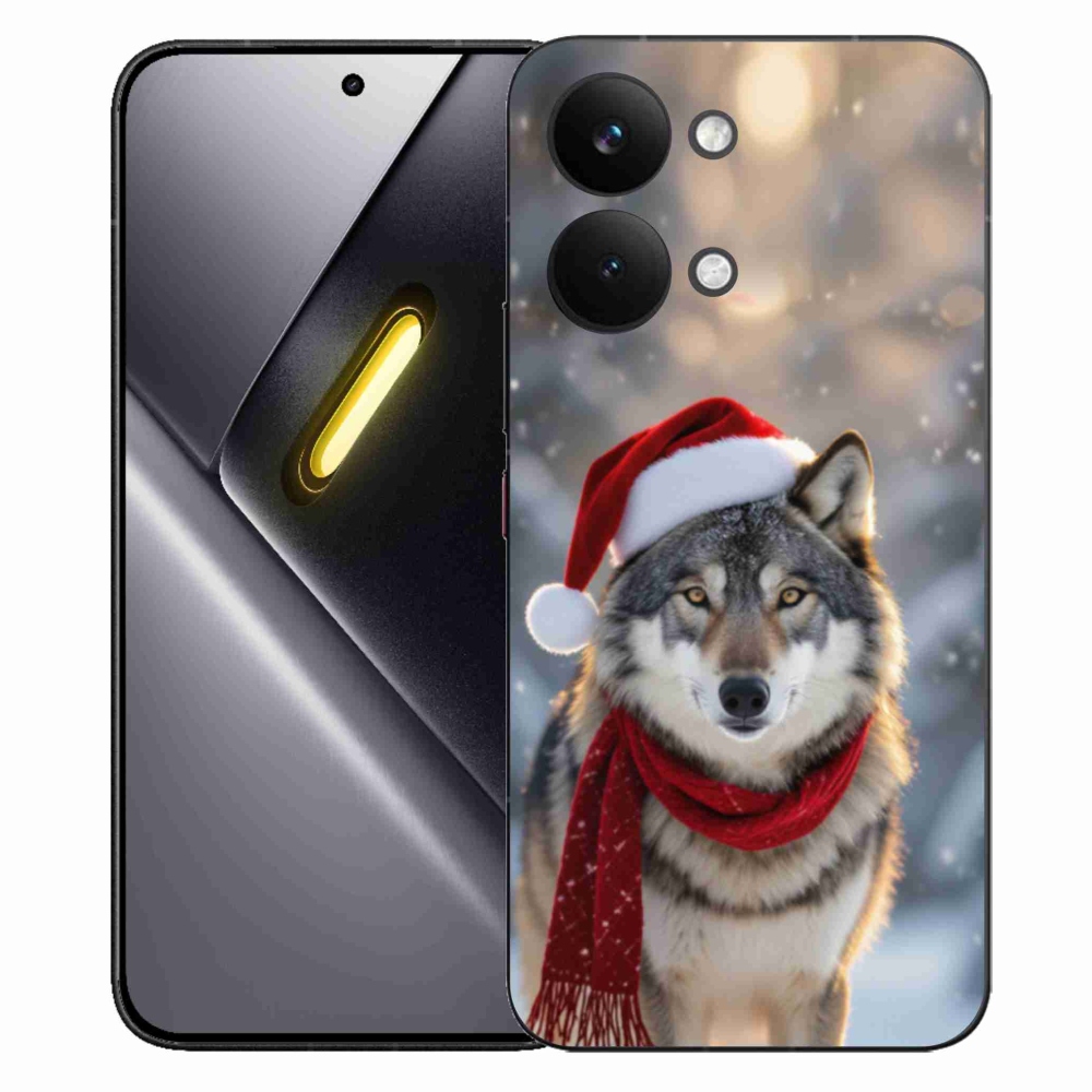 Gél borítás mmCase a Xiaomi Poco X8 Pro Max számára - Karácsonyi farkas