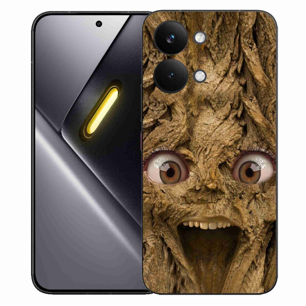 Gél borító mmCase a Xiaomi Poco X8 Pro Max számára - boldog fa szemekkel