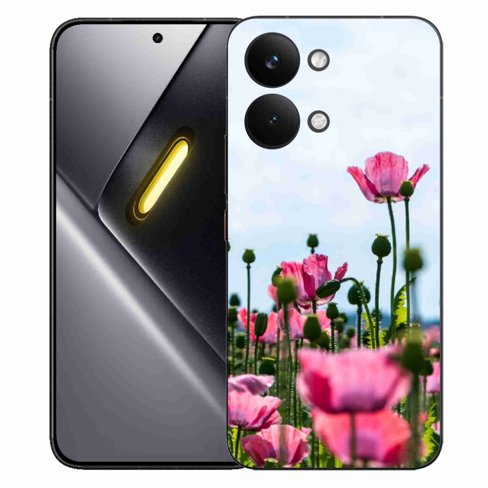 Gél borítás mmCase a Xiaomi Poco X8 Pro Max készülékhez - mákvirág