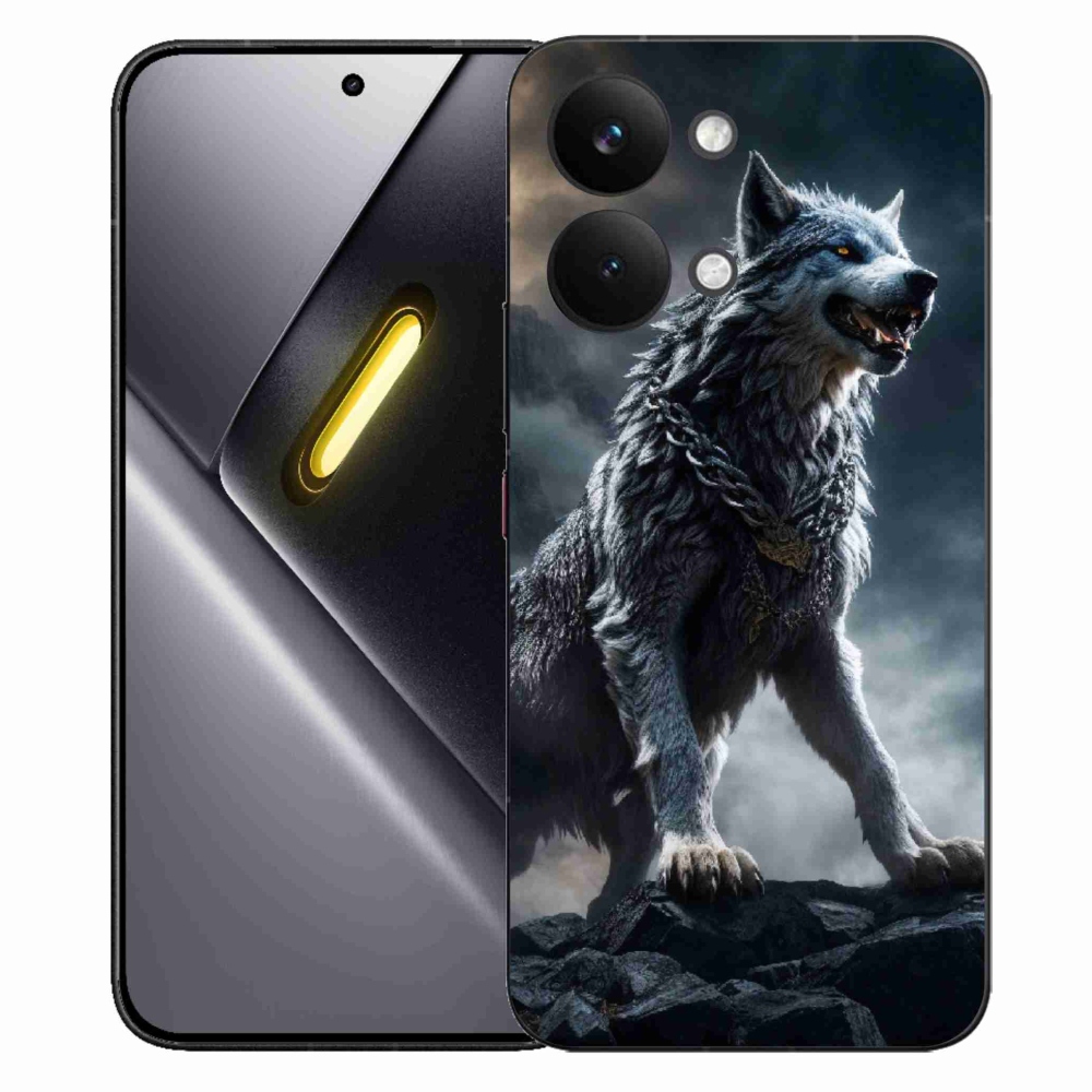 Gél borítás mmCase a Xiaomi Poco X8 Pro Max készülékhez - farkas 1