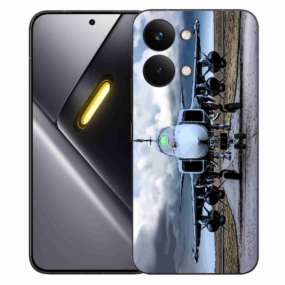 Gélburkolat mmCase a Xiaomi Poco X8 Pro Max számára - katonai repülőgépek