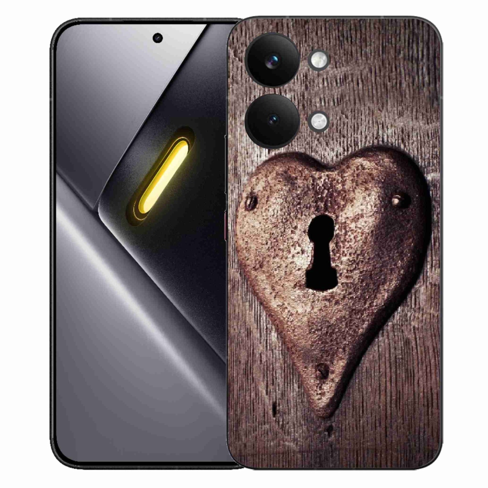 Gél borítás mmCase a Xiaomi Poco X8 Pro Max készülékhez - szív alakú zár