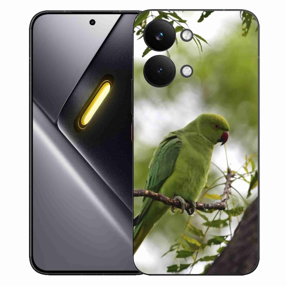 Gél borítás mmCase a Xiaomi Poco X8 Pro Max készülékhez - zöld papagáj