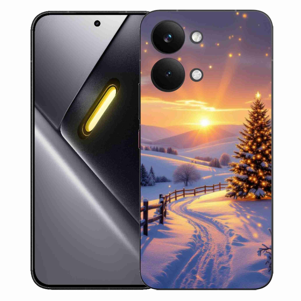 Gél borítás mmCase a Xiaomi Poco X8 Pro Max számára - téli tájkép