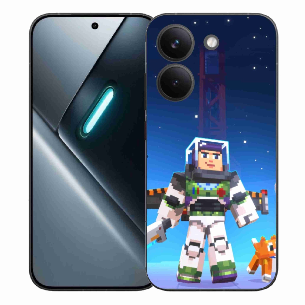 Gél borítás mmCase a Xiaomi Poco X8 Pro számára - minecraft 2