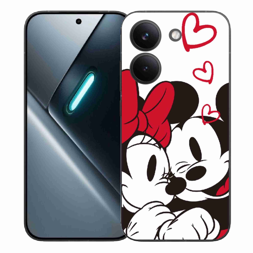 Gél borítás mmCase a Xiaomi Poco X8 Pro számára - minnie és mickey