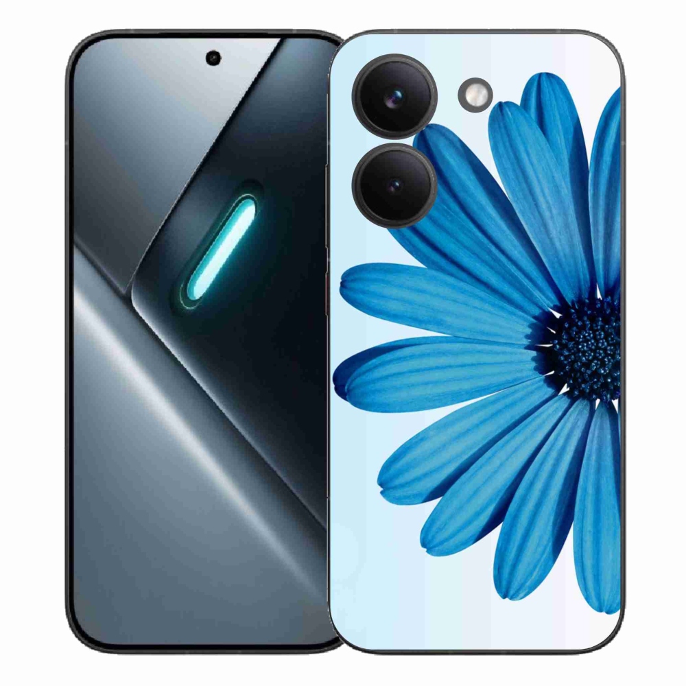 Zselés borítás mmCase a Xiaomi Poco X8 Pro készülékhez - kék margaréta