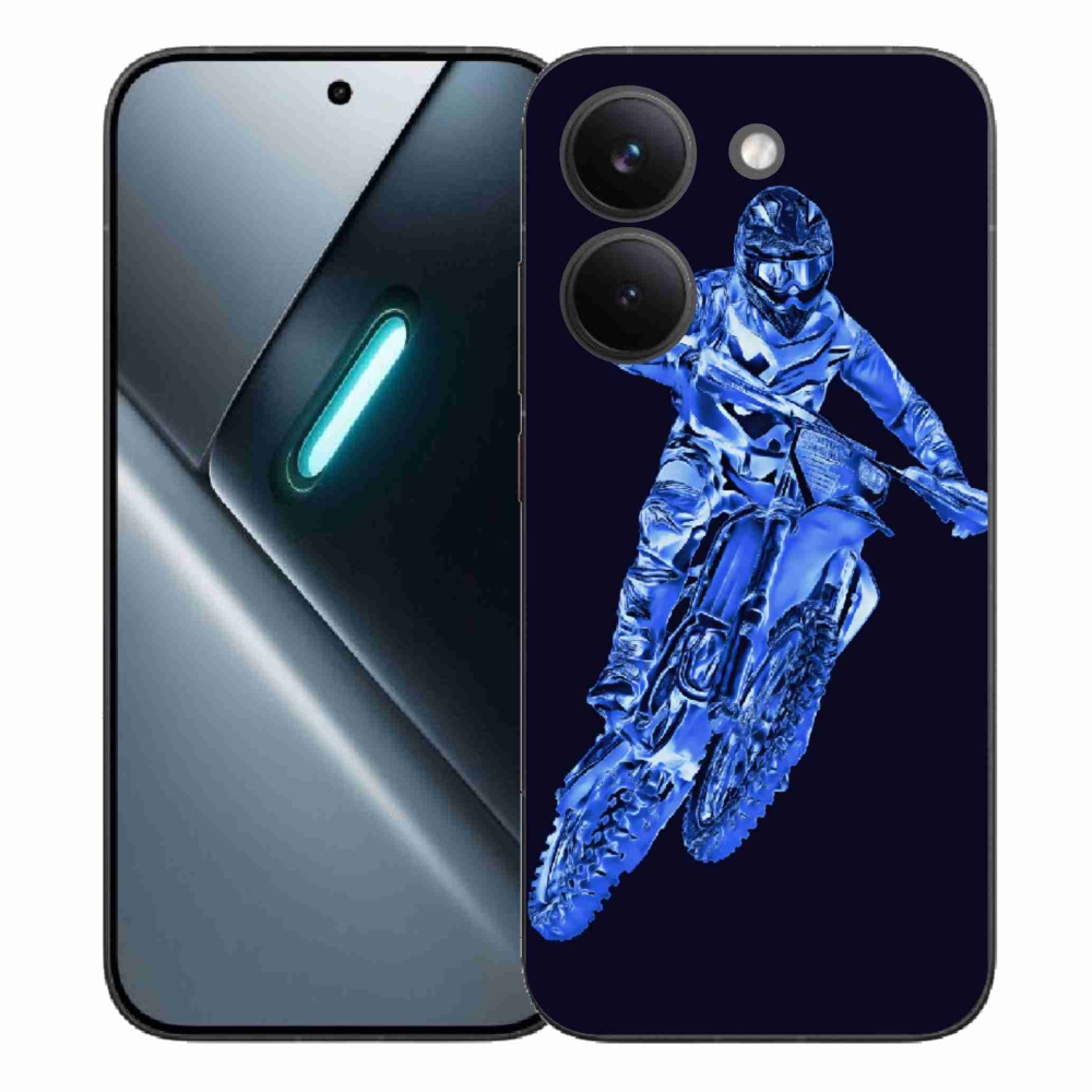 Gél borítás mmCase a Xiaomi Poco X8 Pro számára - motocross 1