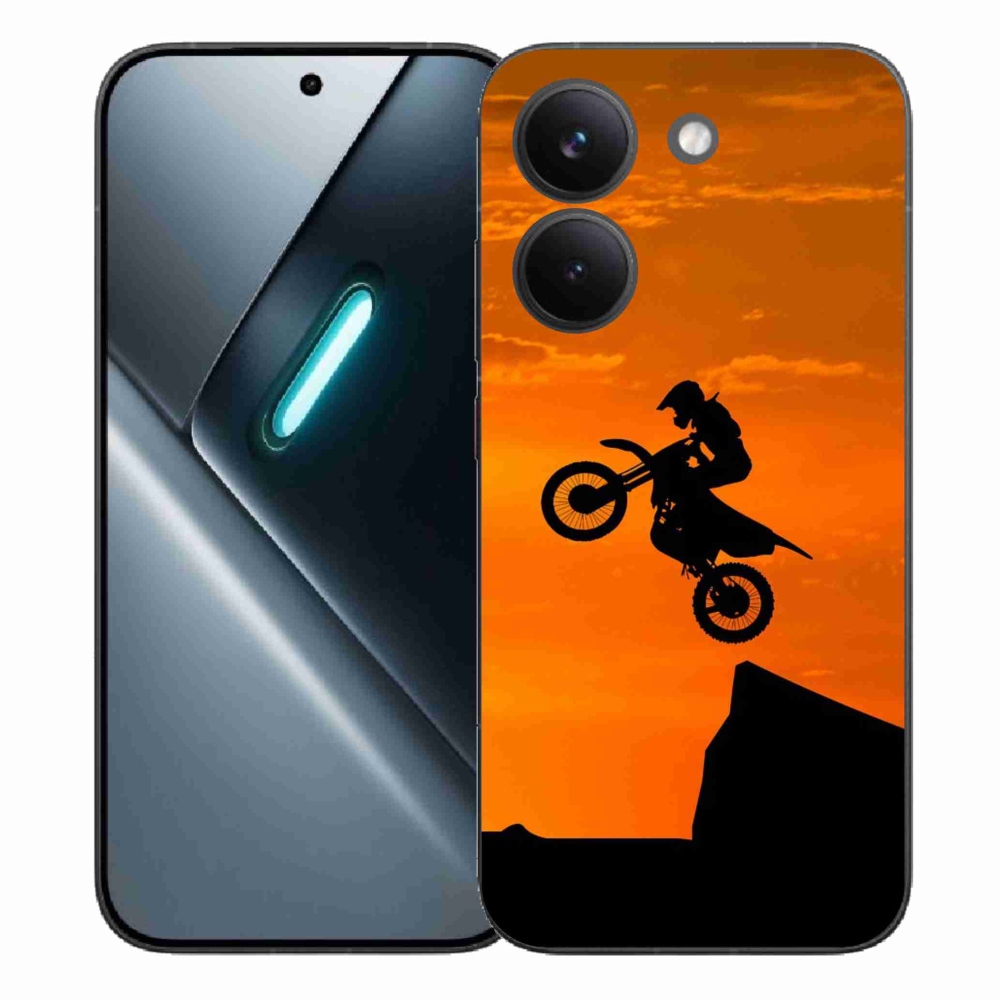 Zselés borítás mmCase a Xiaomi Poco X8 Pro számára - motocross