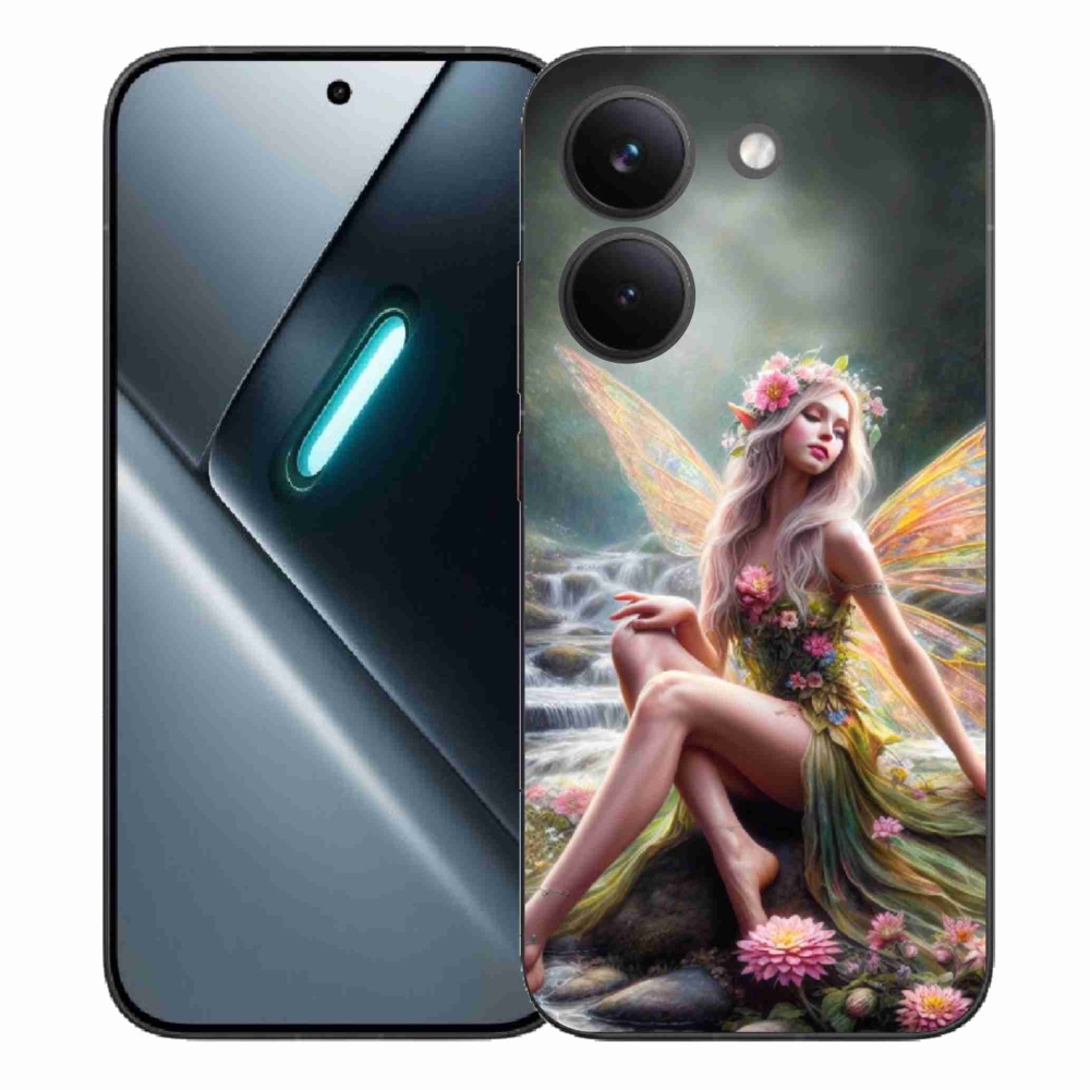 Gél borítás mmCase a Xiaomi Poco X8 Pro számára - pillangó nő 1