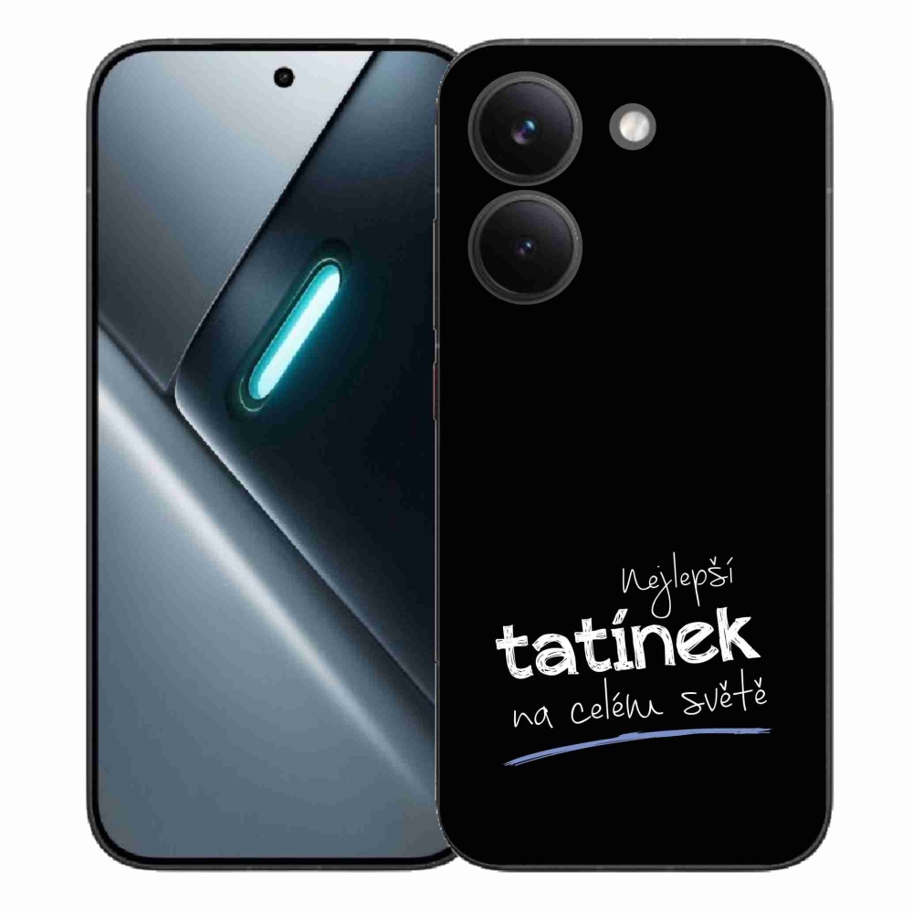 Gél borító mmCase a Xiaomi Poco X8 Pro - legjobb apuci 4 fekete háttérrel