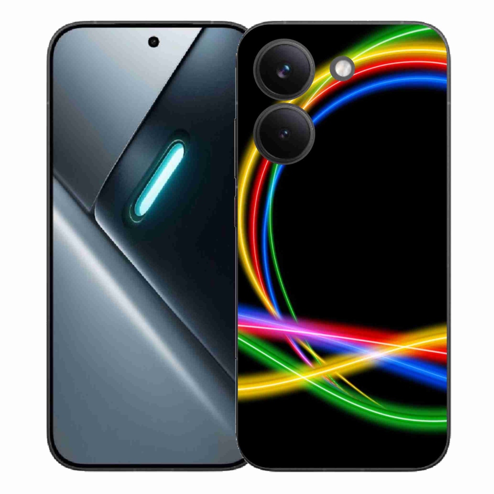 Gél borítás mmCase a Xiaomi Poco X8 Pro számára - neon körök