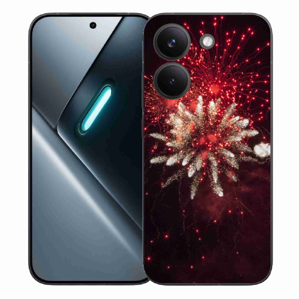 Gél borítás mmCase a Xiaomi Poco X8 Pro számára - tűzijátékok