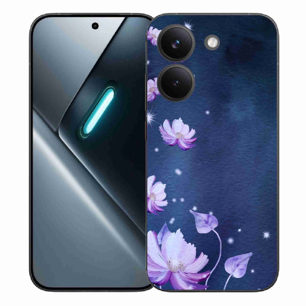 Gél borítás mmCase a Xiaomi Poco X8 Pro számára - hulló virágok