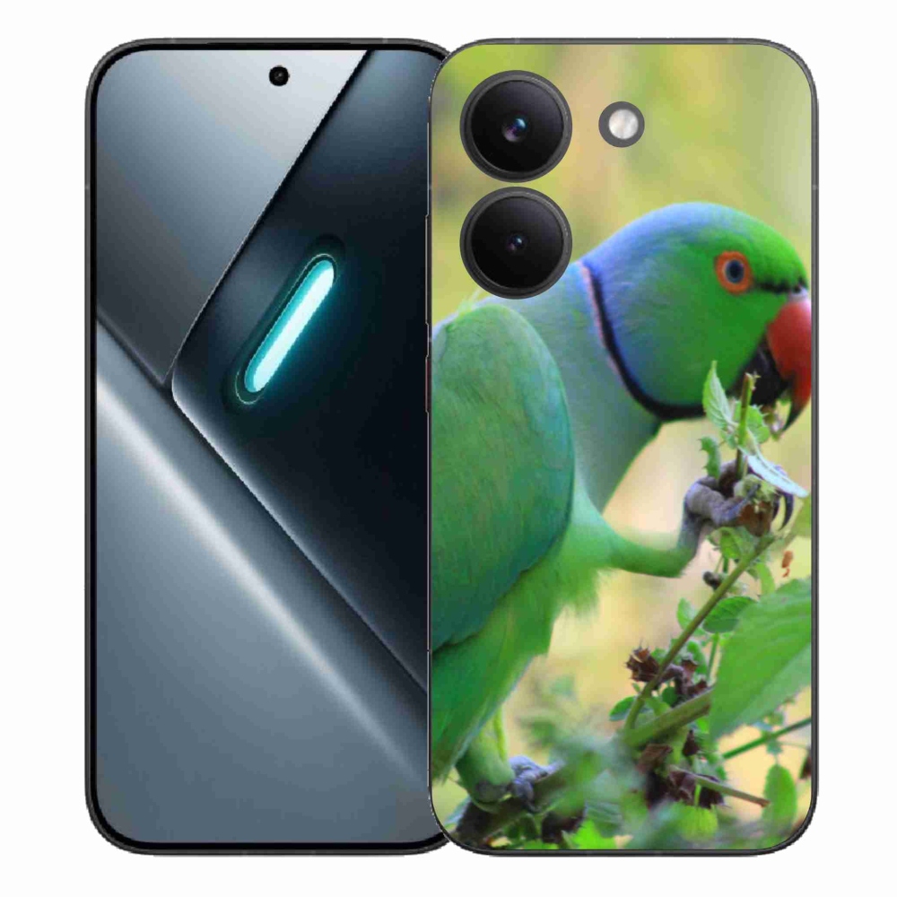 Gél borítás mmCase a Xiaomi Poco X8 Pro készülékhez - papagáj alexandr