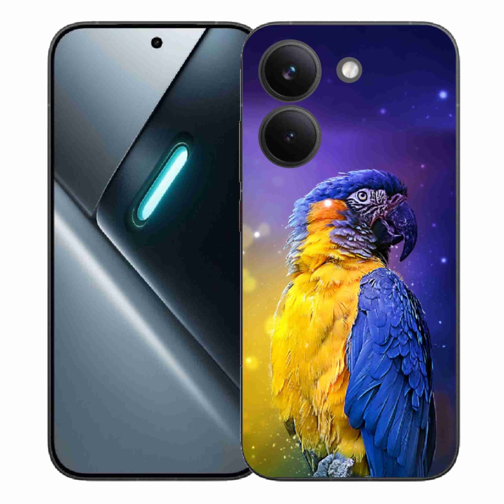 Gél borítás mmCase a Xiaomi Poco X8 Pro készülékhez - papagáj ara 1