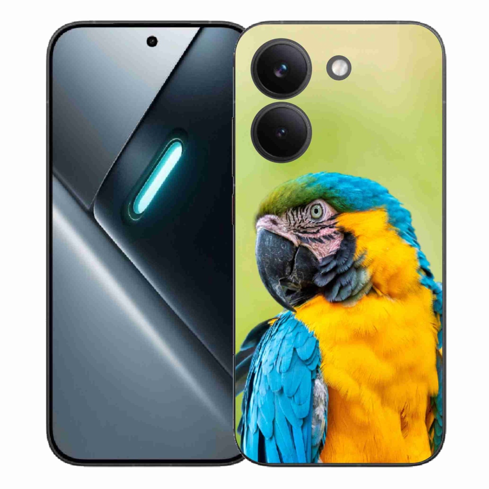 Gél borítás mmCase a Xiaomi Poco X8 Pro készülékhez - papagáj ara 2