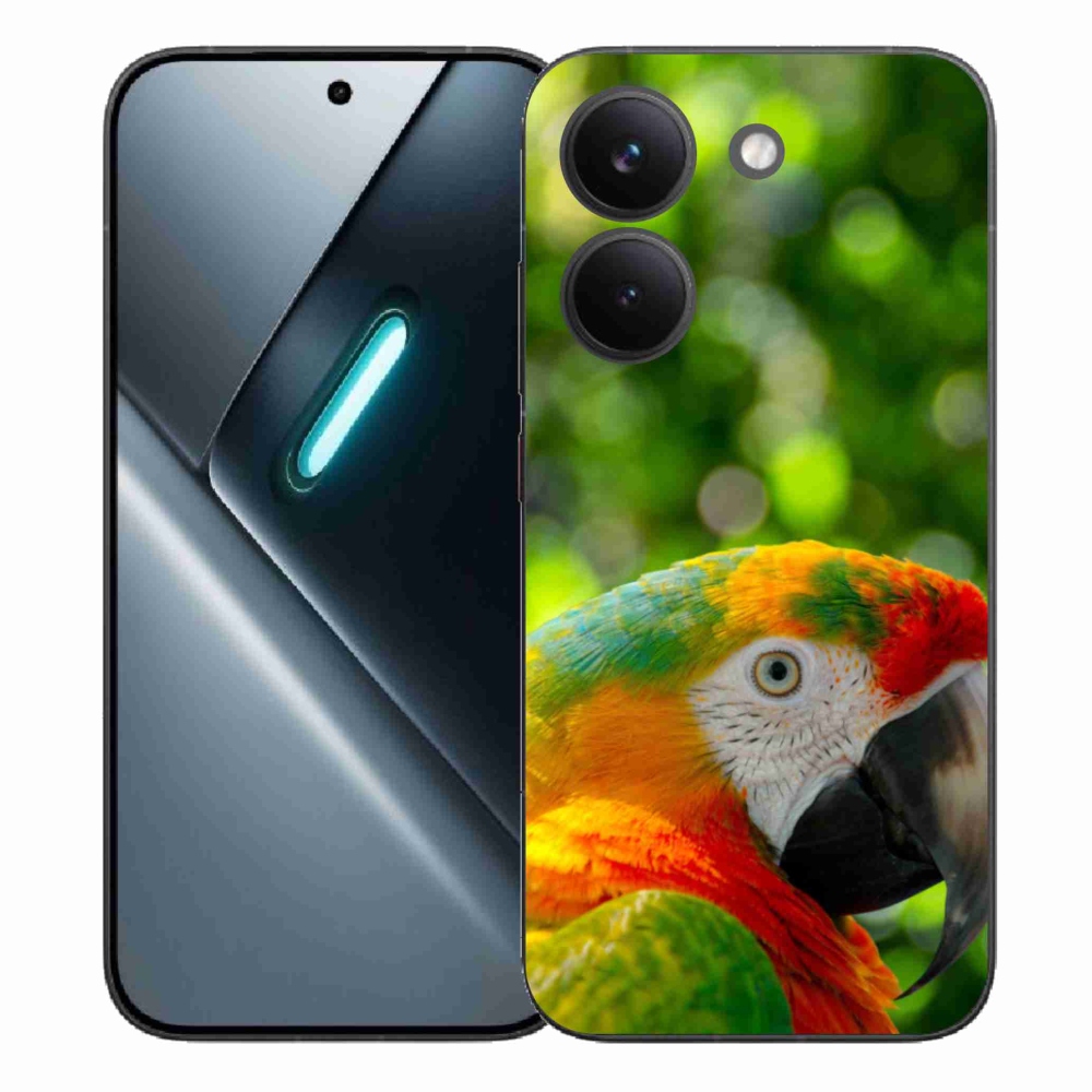 Gél borítás mmCase a Xiaomi Poco X8 Pro készülékhez - papagáj ara 3