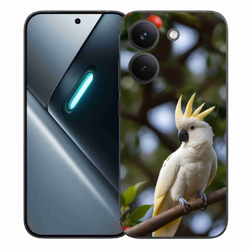 Gél borítás mmCase a Xiaomi Poco X8 Pro készülékhez - papagáj kakadu 3