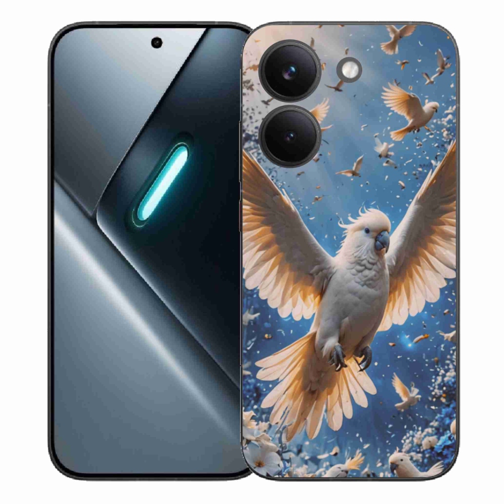 Gél borítás mmCase a Xiaomi Poco X8 Pro készülékhez - papagáj kakadu